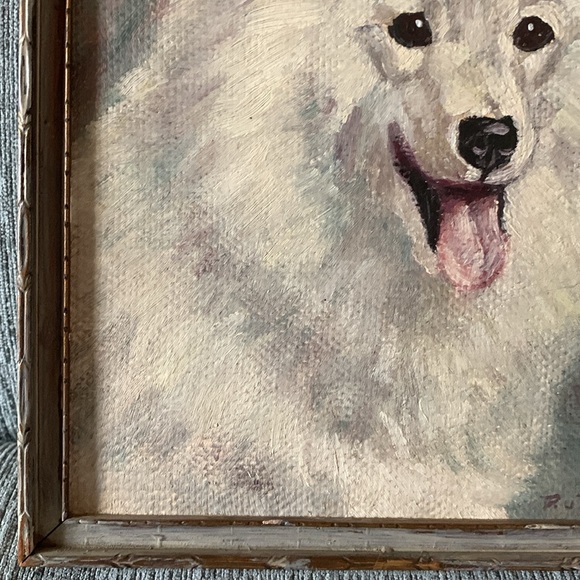 Vintage Original Dog Painting - Picture 5 of 6